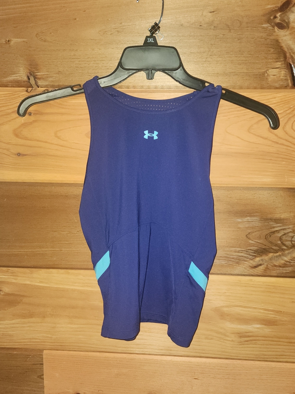 Under Armour Purple Athletic Tank with Teal Accents Womans Small
